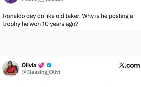 Ronaldo Fan comes for Nollywood Actor Zubby Michael after he attempted to troll Christiano Ronaldo for posting a trophy he won 10 years ago