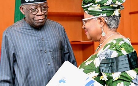 Nigerian rapper ladipoe stuns  Mrs Okonja Iwela at world trade organization event