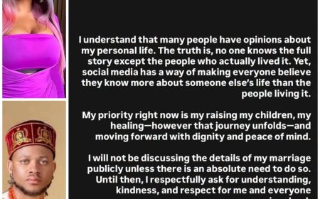 Actress Uche Ogbodo speaks on end of her marriage