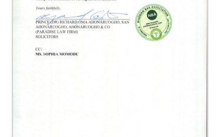 Caroline Hutchings, Popularly Known as Caroline Danjuma, Receives Notice of Intended Legal Proceedings from Sophia Momodu, Faces Demand for Retraction, Public Apology and ₦10 Billion in Damages.