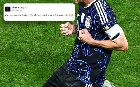 The official Ballon d'Or account getting involved after Lionel Messi books his World Cup Final place