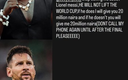 VeryDarkMan places bet with his lawyer over who will win the World Cup