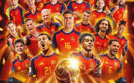 ???????????????? SPAIN LIFT THE WORLD CUP FOR THE SECOND TIME IN THEIR HISTORY!