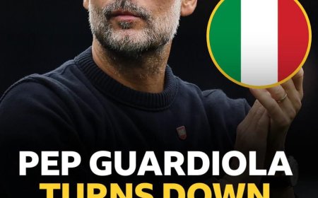 Pep Guardiola turns down the Italy job