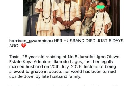Activist, Harrison Gwamnishu, demands justice for young widow whose in-laws are allegedly harassing and intimidating