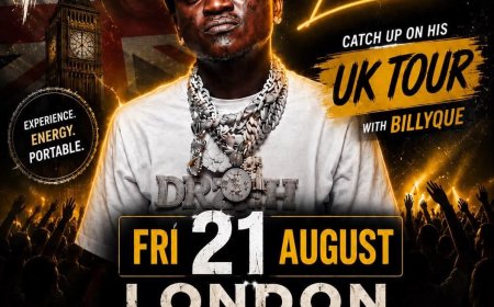 Nigerian afrowahala artist is set for his UK tour next month