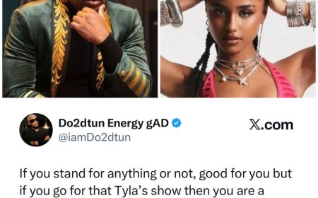 Tyla recently released schedules for her World Tour, which includes a Lagos performance on December 22.  OAP Dotun has called for the boycotting of South African singer Tyla’s scheduled concert in Lagos
