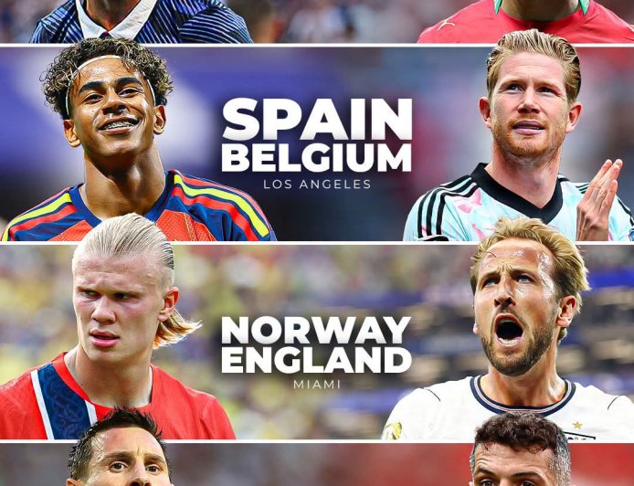 THE WORLD CUP QUARTER FINALS HAVE BEEN DECIDED AND HERE ARE THE FIXTURES