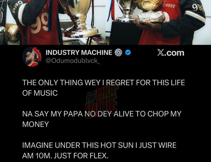 “The only thing I regret in my career is that my dad isn’t alive to enjoy my money