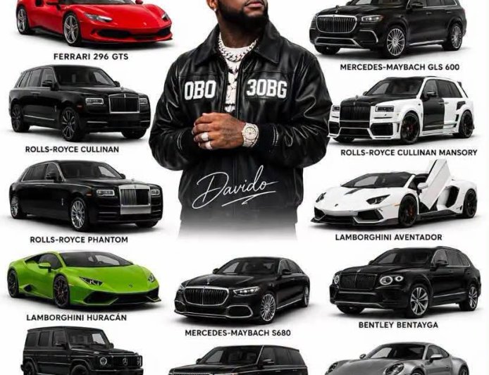 This is fleets of Davido  001 Car Collection