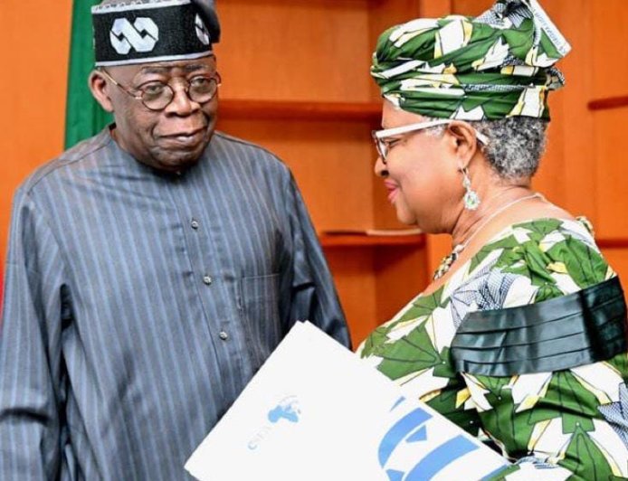 Nigerian rapper ladipoe stuns  Mrs Okonja Iwela at world trade organization event