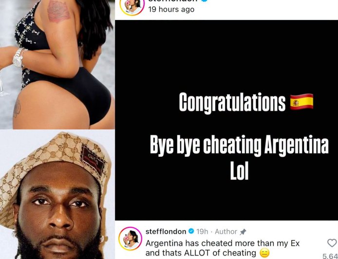 “Argentina has cheated more than my ex-boyfriend and that’s a lot of cheating.”