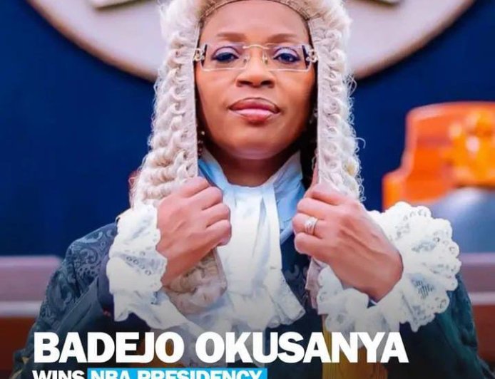 Senior Advocate of Nigeria Oyinkansola Badejo-Okusanya emerged as the 33rd President of the Nigerian Bar Association, defeating Lateef Akangbe, SAN, and Olumuyiwa Akinboro, SAN.  Badejo-Okusanya secured 12,317 votes, while Akinboro later alleged ballot irregularities and questioned the credibility of the election.