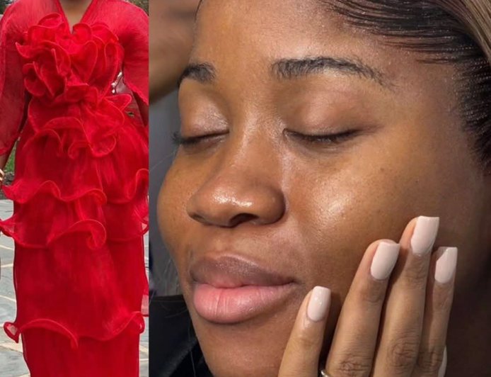 Celebrity fashion designer Veeky James finally dedicate their Baby Eliana also known as Adeife