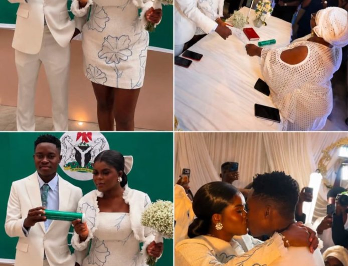The most funny Wedding vow you will see on the Nigerian internet space ???? As Peller and Jarvis officially tie the knot in court