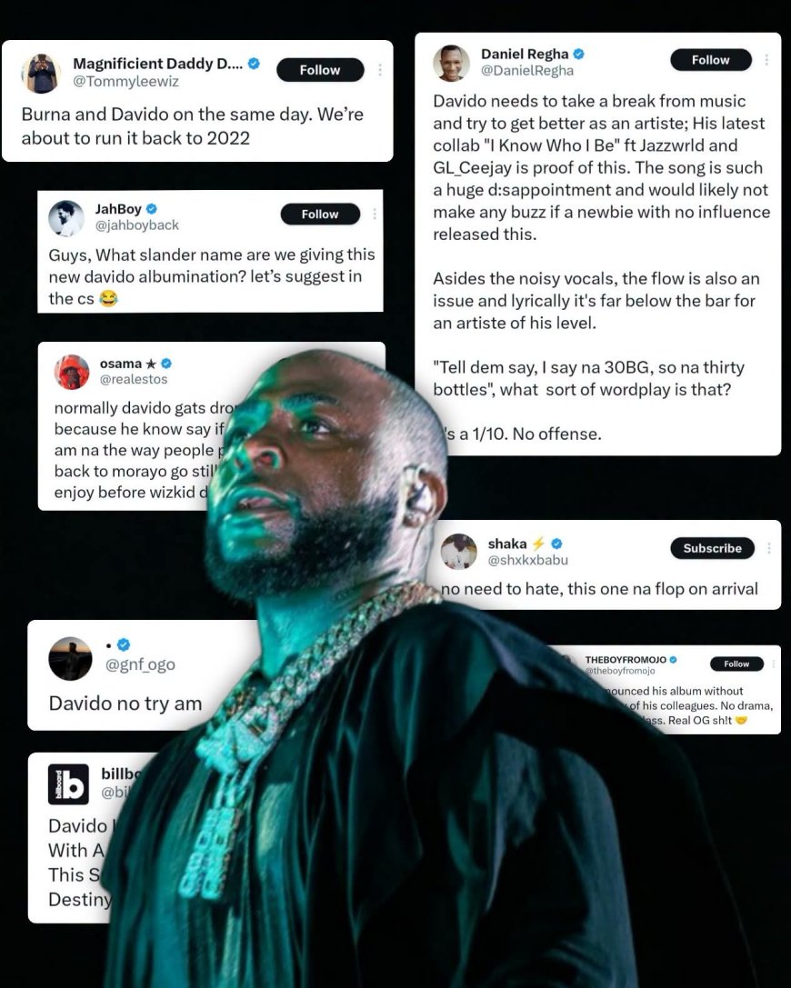 Following how the lead single performed, Critics believe Davido's next Album "Oriade" will underperform