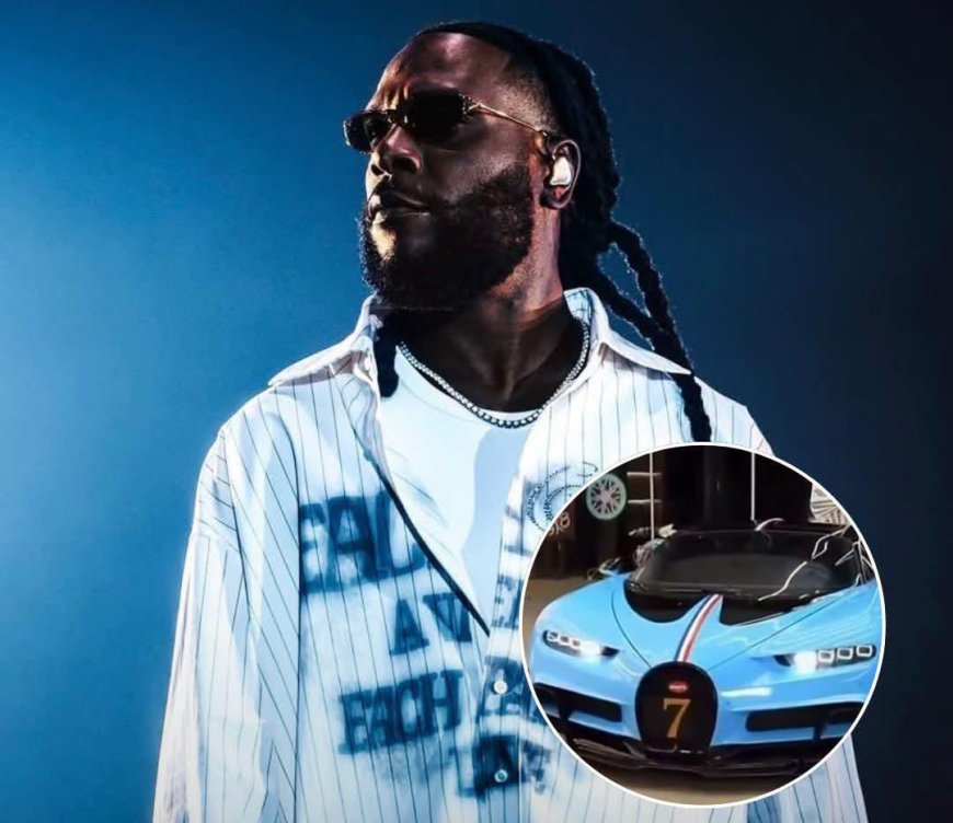 Burna Boy has reportedly taken delivery of a custom 1-of-1 Venuum Widebody Bugatti Chiron valued at over $5.8 million (approx.  ₦9 billion)