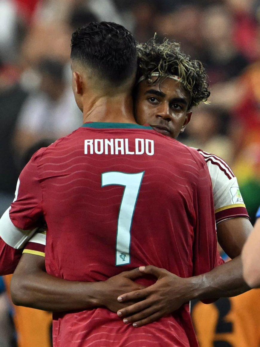 Cristiano Ronaldo breaking down in tears as his World Cup career is likely over as Spain knock them out of the 2026 world Cup