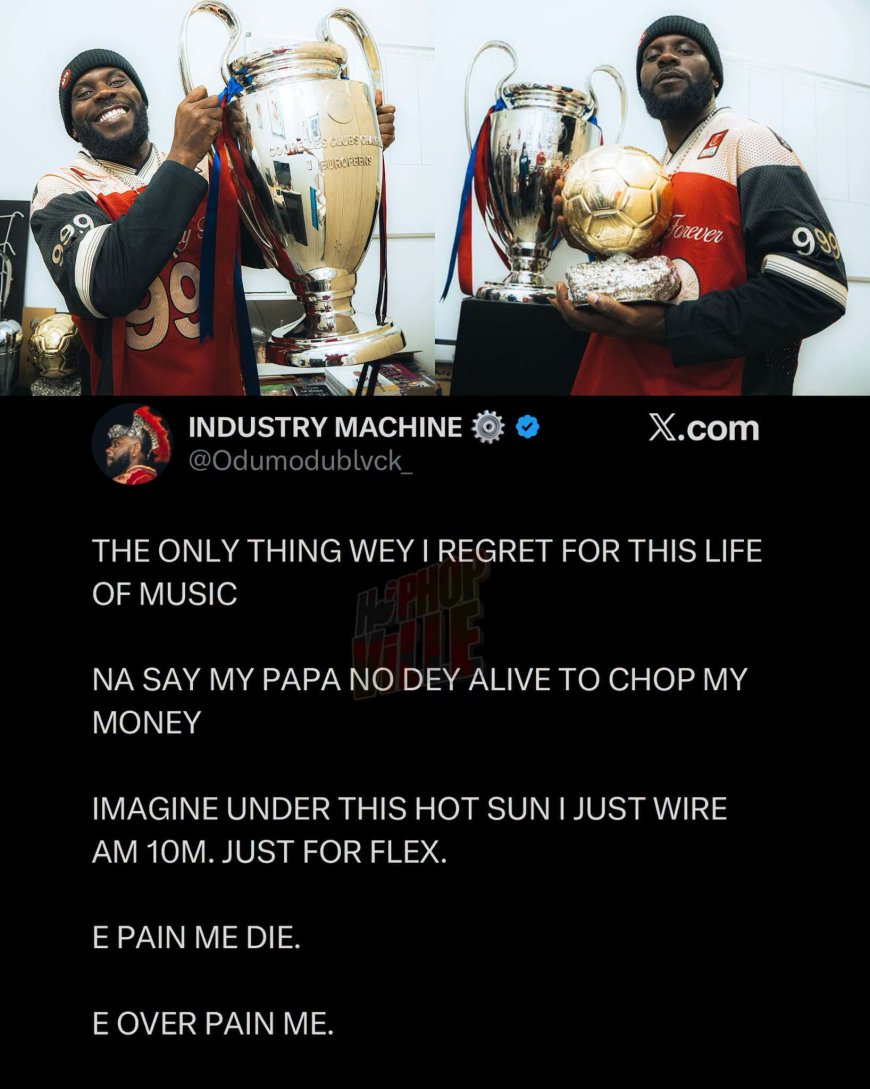 “The only thing I regret in my career is that my dad isn’t alive to enjoy my money
