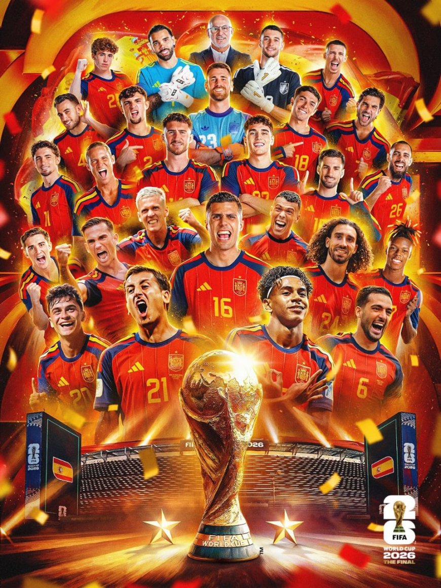 ???????????????? SPAIN LIFT THE WORLD CUP FOR THE SECOND TIME IN THEIR HISTORY!
