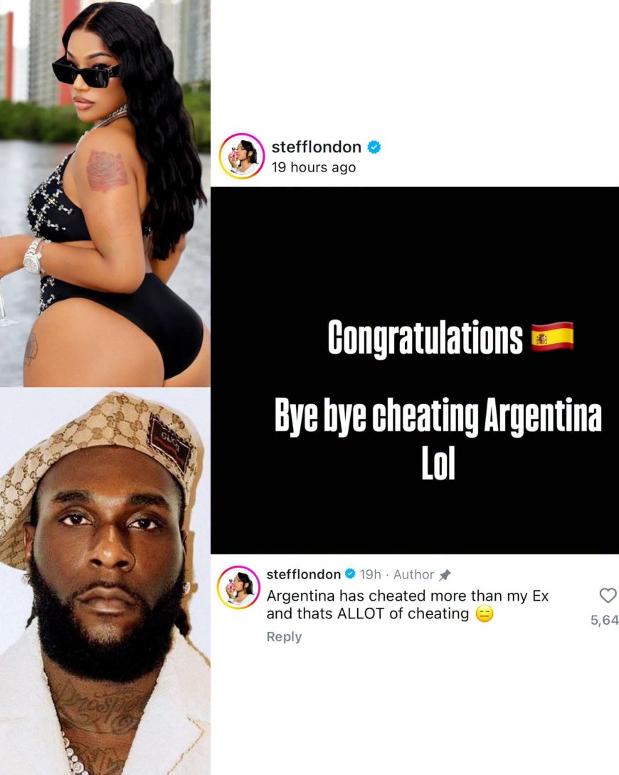 “Argentina has cheated more than my ex-boyfriend and that’s a lot of cheating.”