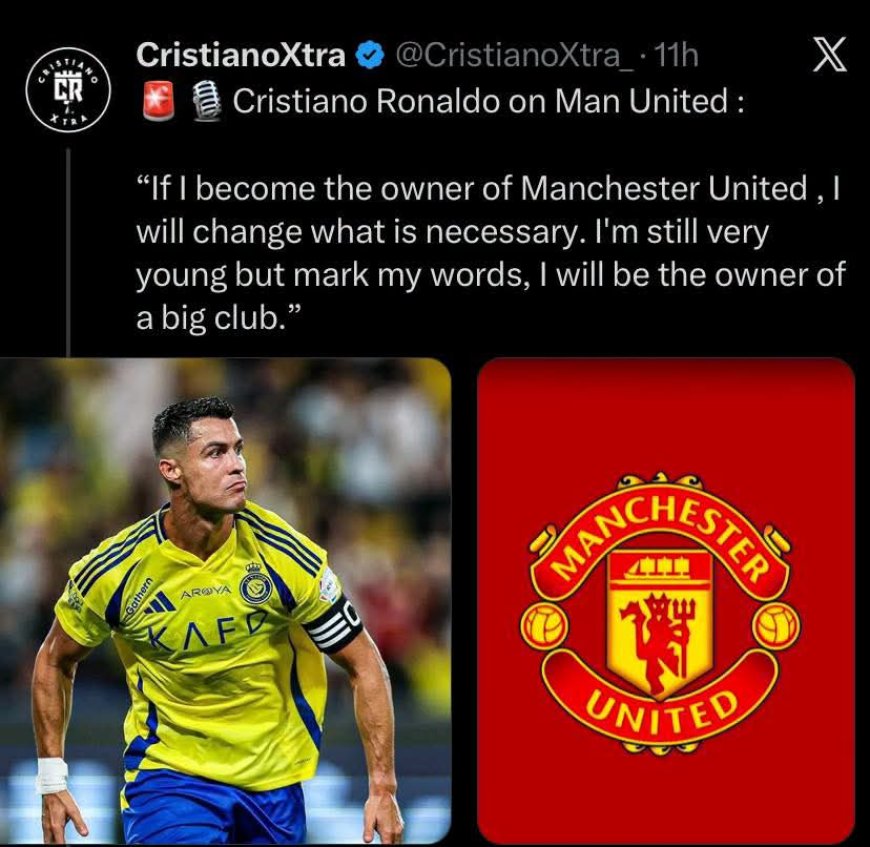 If Ronaldo actually buys Manchester United, do the Ferguson-era standards return on Day