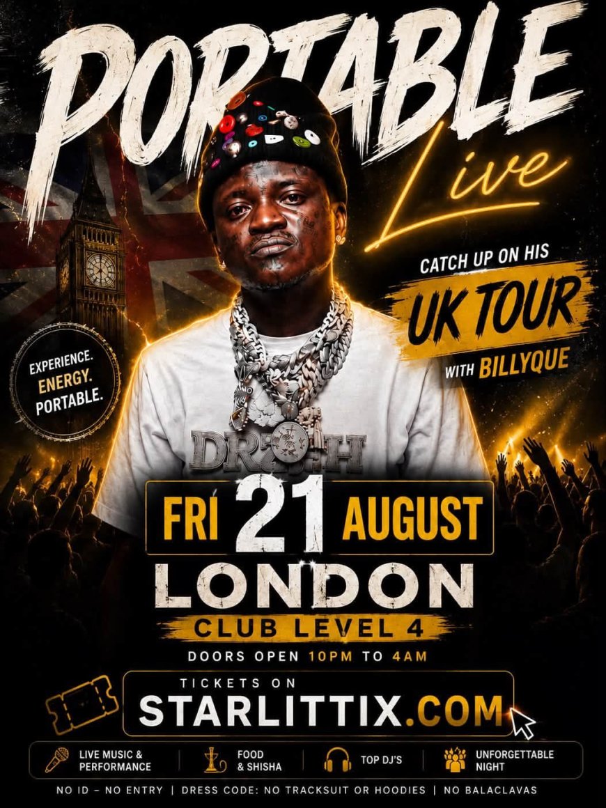 Nigerian afrowahala artist is set for his UK tour next month