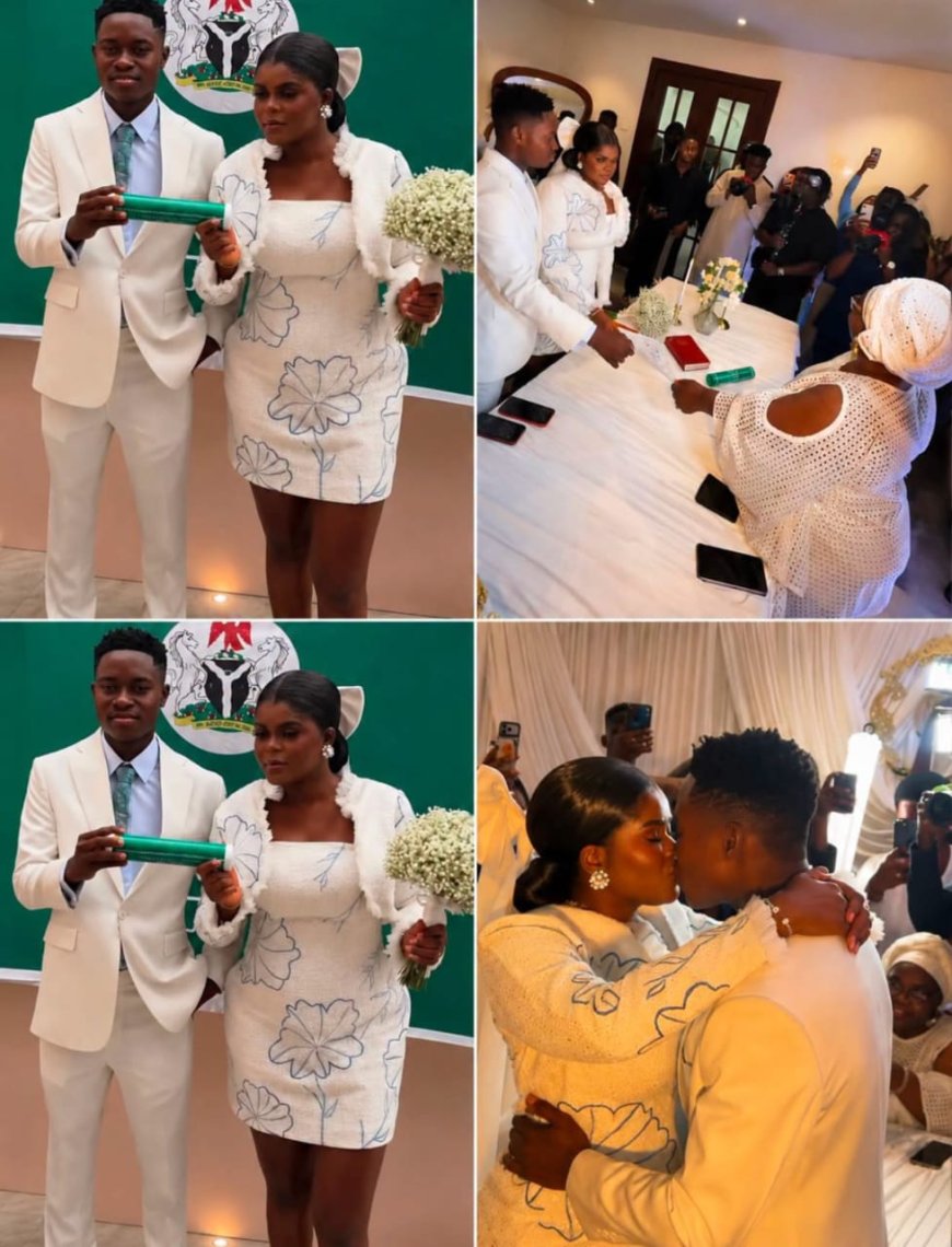 SIGNED AND SEALED   20 years old Peller has now officially and legally married 25 years old Jarvis .