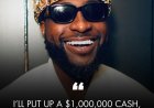 Davido Claims No Nigerian Artist Has More Hits Than Him, Puts Up $1 Million Challenge
