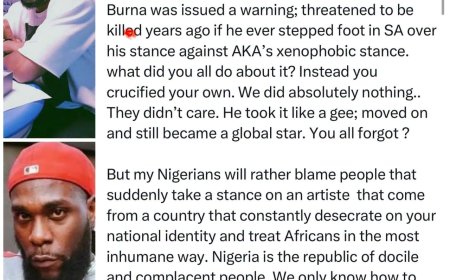 OAP Dotun reminds Nigerians how Burna Boy was treated by South Africans after kicking against Xenophobia in 2019