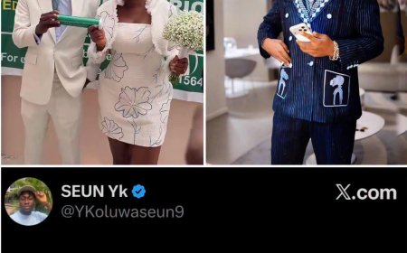 An influencer has reacted to popular streamer Peller's court wedding, saying :  “Even Davido no do court wedding. Peller no know wetin he sign up for. School no be scam"