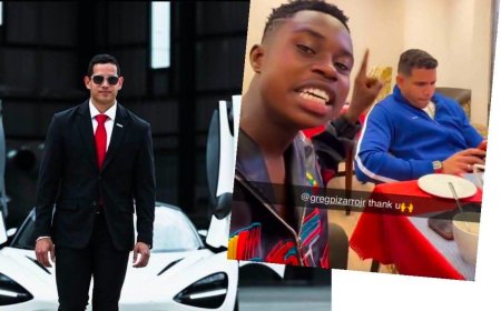 Gregory Pizzaro jr flew in from America for Peller's wedding and gifted him $20,000 (₦27M+). He also blessed 10 Peller fans with 1 Lion each.....over ₦600,000 per lion.