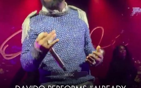 Davido Performs “Already Falling” Live for the First Time at Oriade Royal Night in London