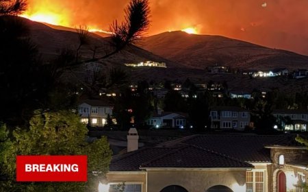 BREAKING: Hawk Fire Explodes Near Reno, Thousands Evacuated