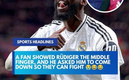 RÜDIGER IS BUILT DIFFERENT