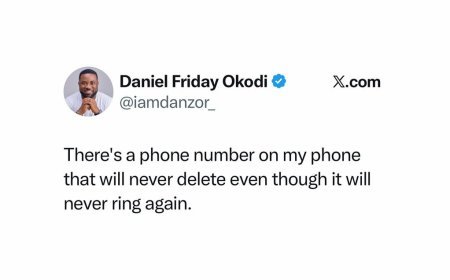 There’s a number saved in my phone that I’ll never delete… even though I know it will never ring again.