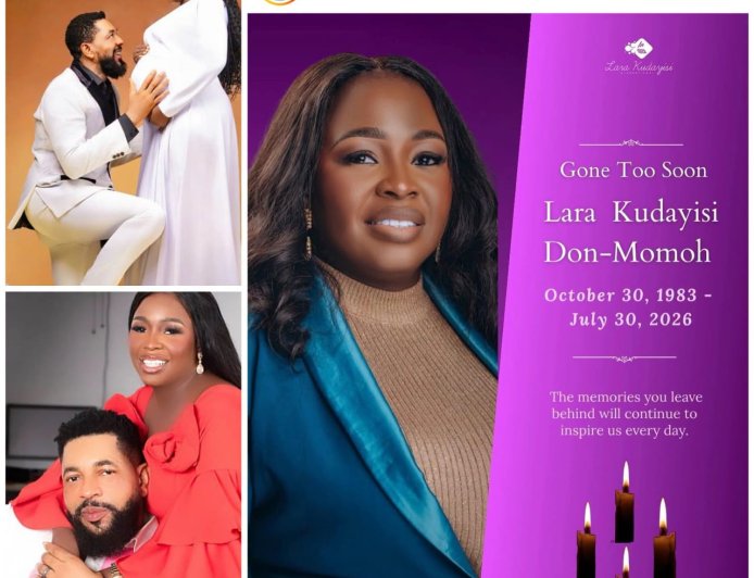 Coach Lara, dies two weeks after welcoming their first child together