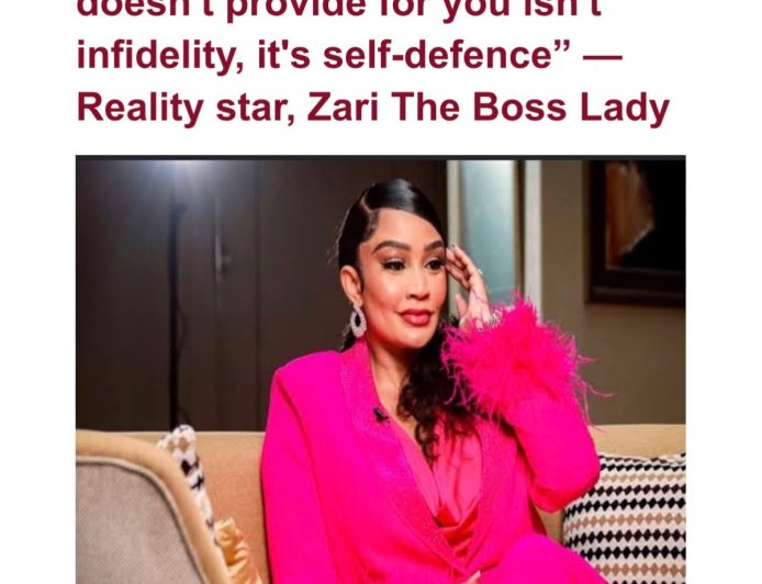 Zari The Boss Lady Sparks Debate Over Relationships and Financial Support