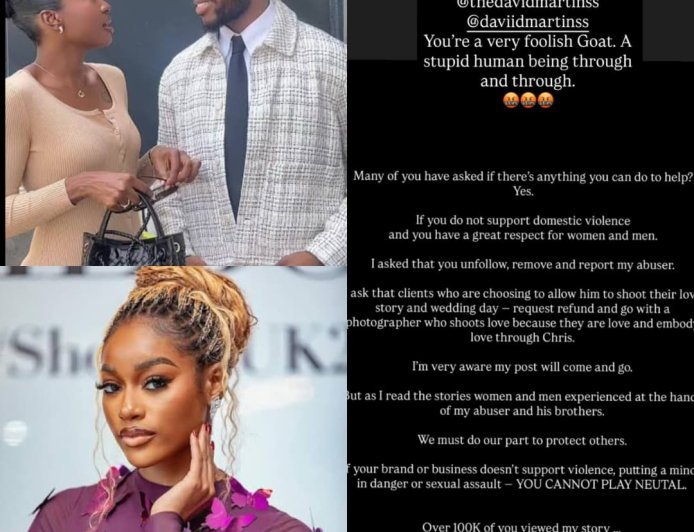 “You Are a Very Foolish Goat” — Beauty Tukura Slams Photographer David Martins