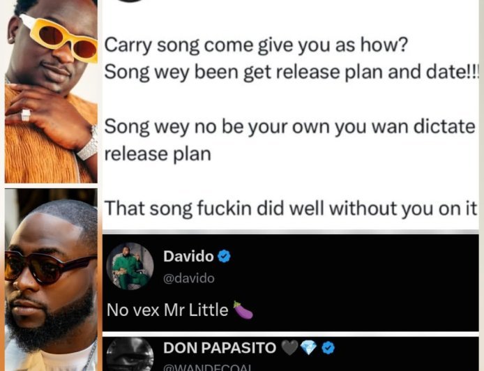 Davido and Wande Coal Exchange Words Over Unreleased Collaboration