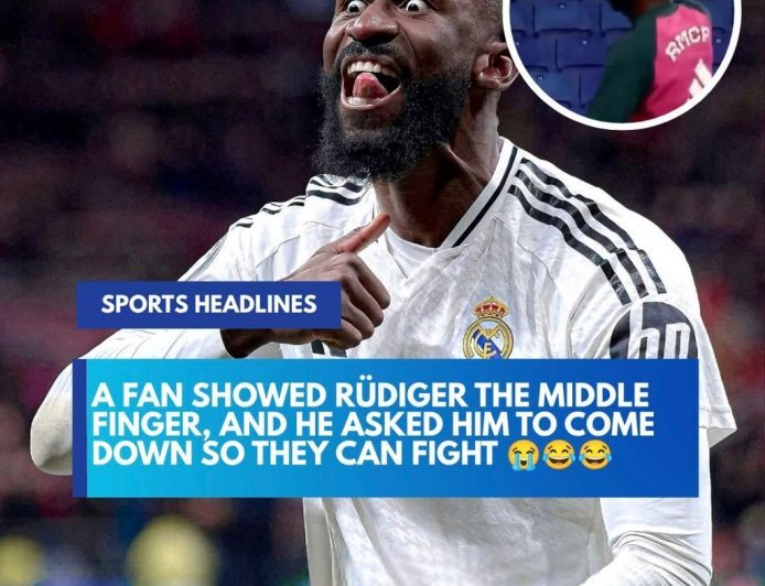 RÜDIGER IS BUILT DIFFERENT