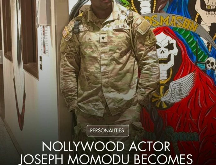Joseph Momodu Earns US Army Specialist Rank
