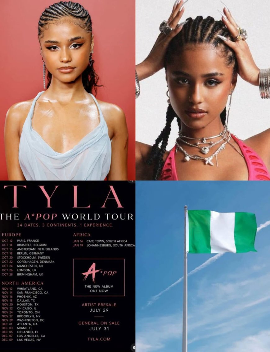 Tyla has OFFICIALLY CANCELLED her concert in Lagos after so many controversies   She prefers to cancel it than call out the evil her people did .    She will only have a concert in South Africa now .   Lagos show has been OFFICIALLY CANCELLED