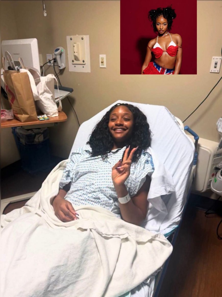 Araystar shares picture of herself recovering from a successful surgery.   Some people are asking her hope she didn't do BBL