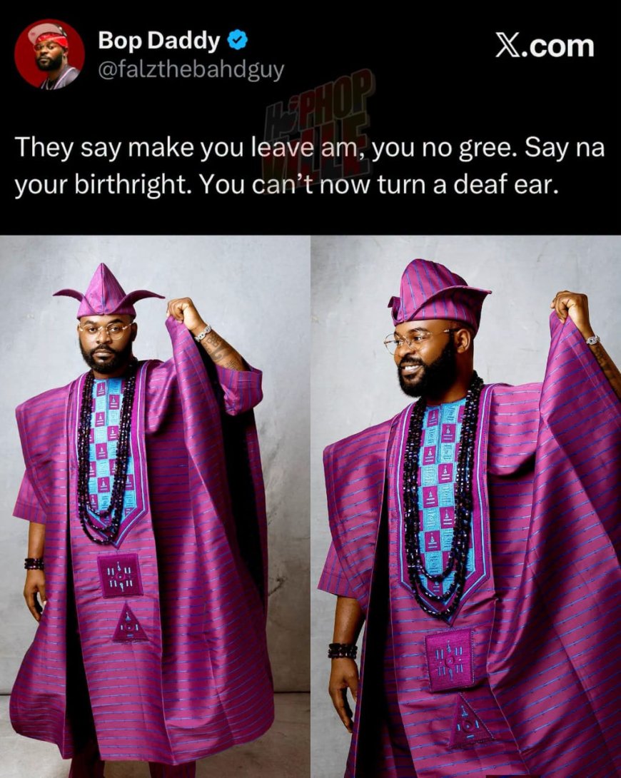 “You said pręsidency is your birthday”   — Rapper Falz throws some shąde at you-know-who
