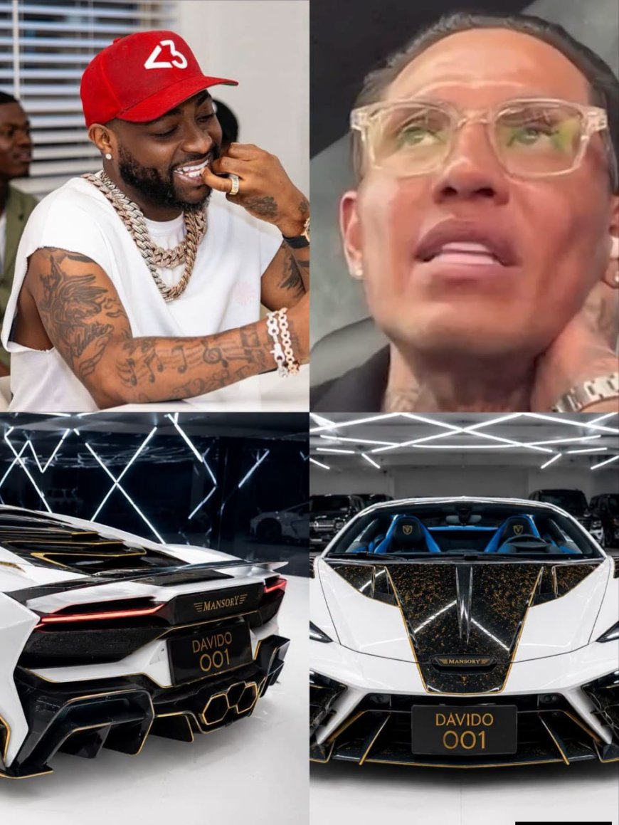 Davido has placed an order for a custom built 1 of 1 mansory Lamborghini  that costs $15 million dollars . That’s about 15 billion Naira.  This is coming just one month after Burna Boy bought a $6.6 million dollars car