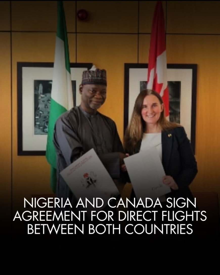 Nigeria, Canada Expand Air Travel Agreement