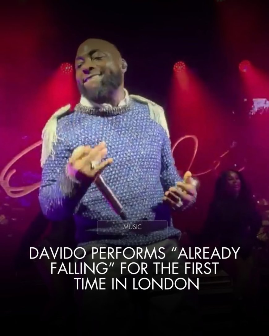 Davido Performs “Already Falling” Live for the First Time at Oriade Royal Night in London