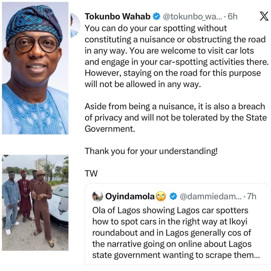 Car Spotting Is a Nuisance and a Breach of Privacy” — Tokunbo Wahab