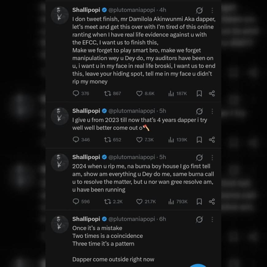 “I Would Rather Die Than Allow This Case to Die Down” — Shallipopi Challenges Dapper Damm